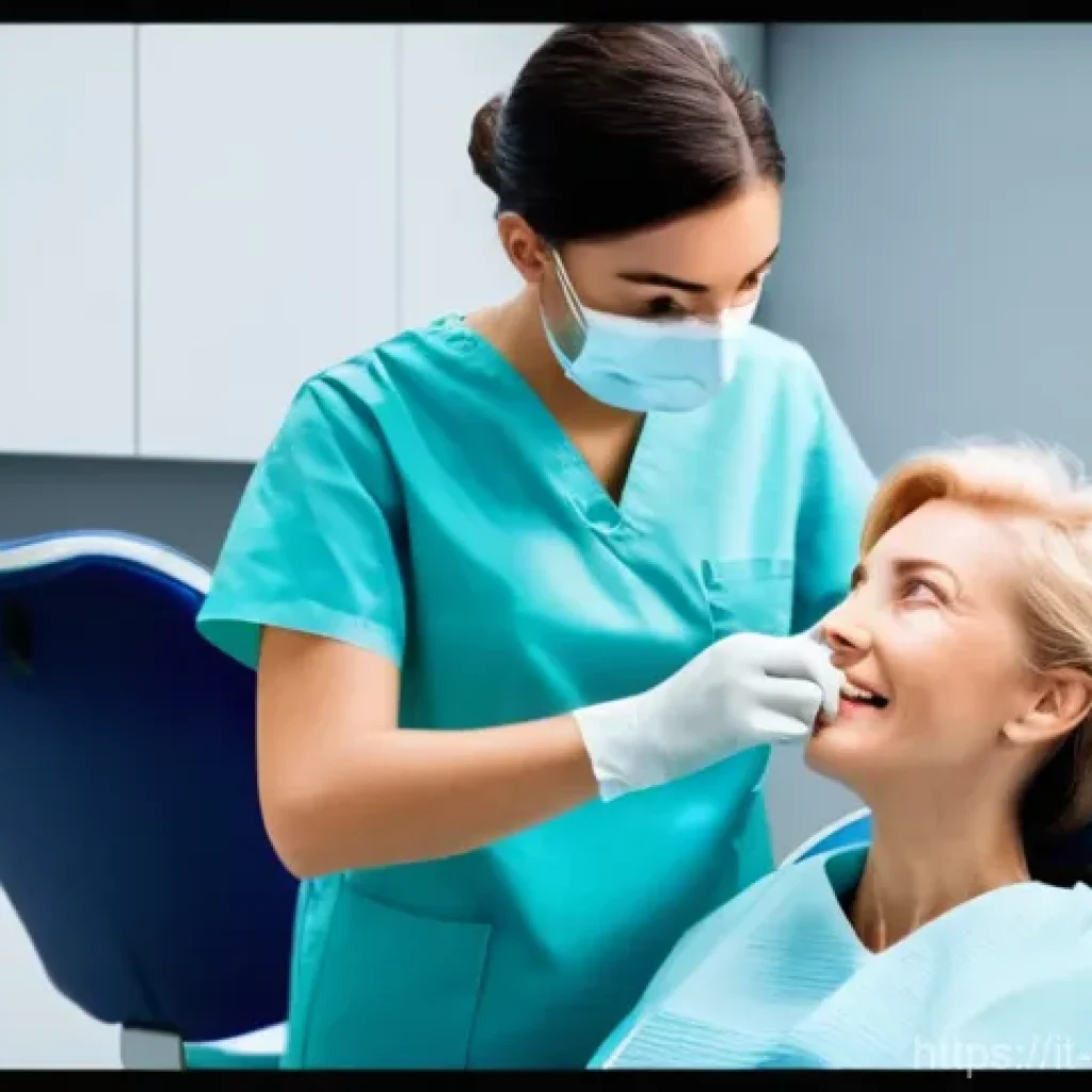 치과의사 연봉 평균과 지역별 차이 - **Prompt for an entry-level dentist in Italy:**
"A bright, clean, and modern dental clinic in It...