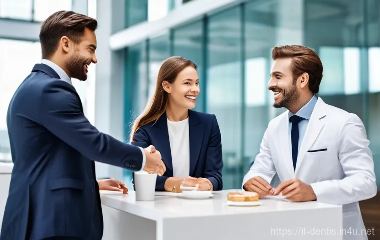 치과 학회에서 발표하는 법 - **Prompt:** A charismatic male dentist in his 40s, dressed in a sharp, modern business suit, confide... 치과 학회에서 발표하는 법 - **Prompt:** A charismatic male dentist in his 40s, dressed in a sharp, modern business suit, confide...