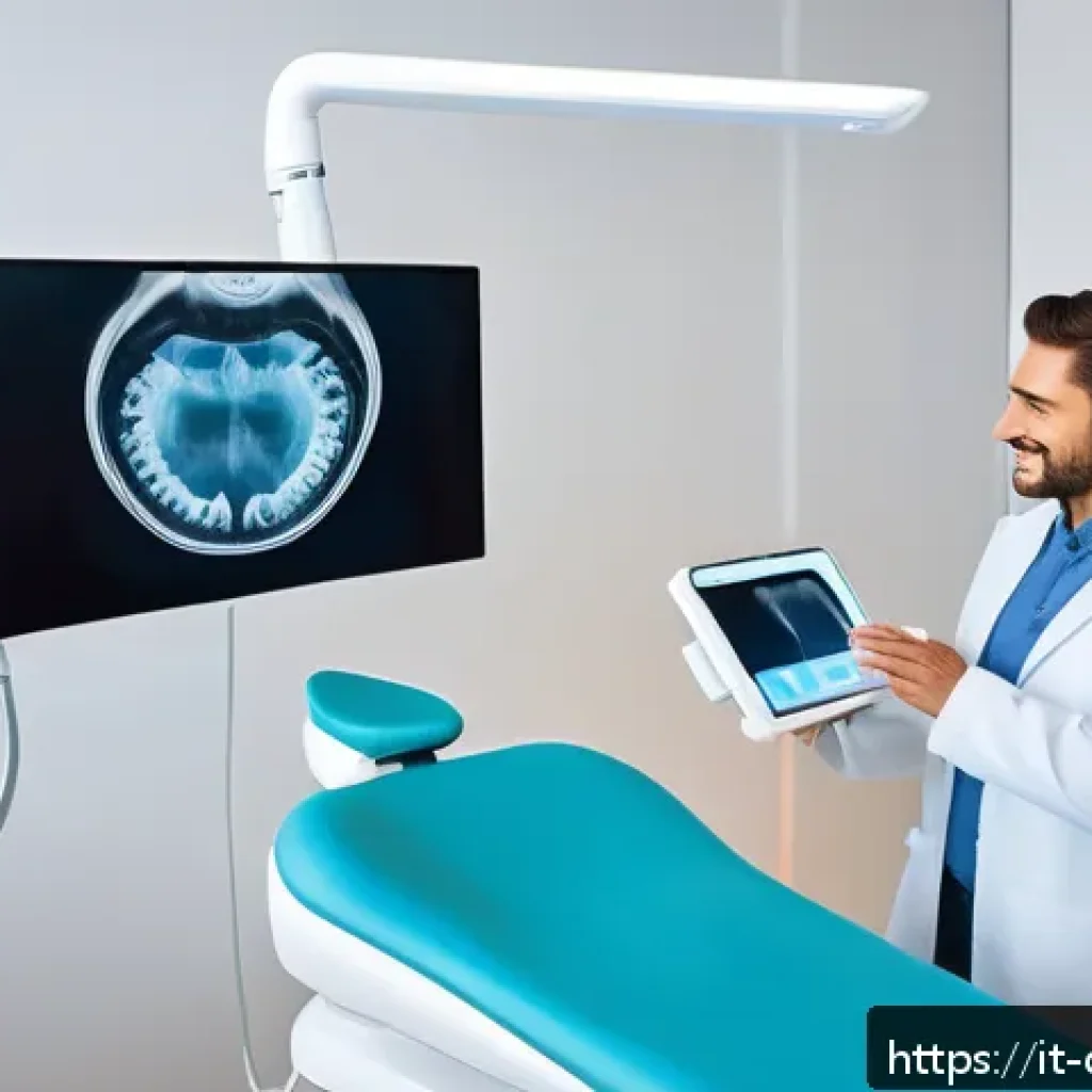 치과 치료비에 영향을 미치는 요인 - A modern Italian dental clinic interior showcasing advanced digital dental technologies such as 3D i...