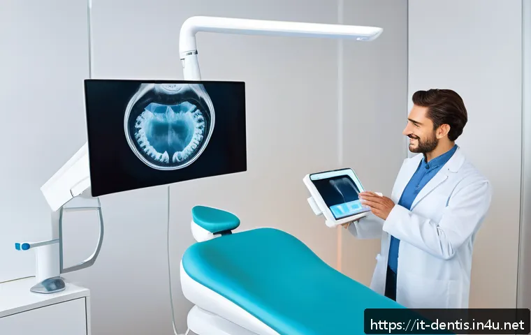 치과 치료비에 영향을 미치는 요인 - A modern Italian dental clinic interior showcasing advanced digital dental technologies such as 3D i...